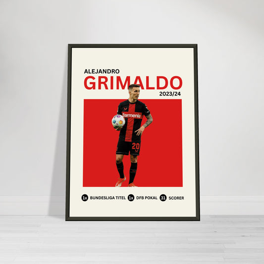 Alejandro Grimaldo 2023/24 Bayer Leverkusen