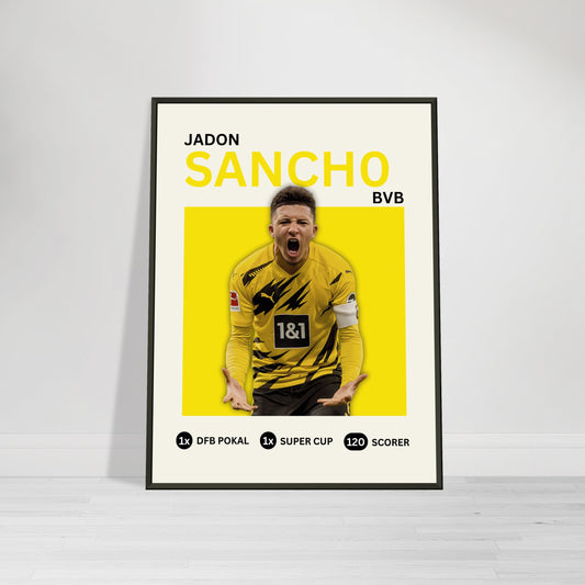 Jadon Sancho BVB Karriere Print