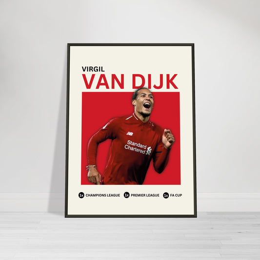 Virgil Van Dijk Liverpool Print