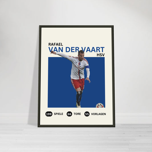 Rafael Van der Vaart HSV Print